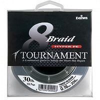 Леска плетеная DAIWA "Tournament 8 Braid Premium" 0,08мм 135м(темнзел)