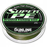 Шнур SUNLINE Super PE (d.green) 300м #5.0 50lb