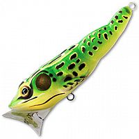 Поппер LiveTarget FROG (popper) 65мм, 7г, плав., поверхн., floro green/yellow FGP65T512