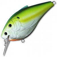 Воблер LiveTarget MAGNUM SHAD Juv. BB (squarebill) 75мм, 18г, плав., 1,2-1,5мм, chartreuse/pearl/blu