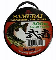 Леска DAIWA "Samurai - Pike 300B" 0,25мм 300м (прозрачная)