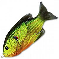 Приманка LiveTarget SUNFISH пустотел. 75мм, 12г, плав., поверхн., florescent pumpkinseed SFH75T552
