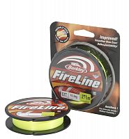 Леска плетеная BERKLEY "FireLine Flame Green" 0.17mm (110m)(10.2kg)(флуор.-зеленая)