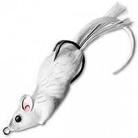 Приманка LiveTarget FIELD MOUSE пустотел. 70мм, 14г, плав., поверхн., white/white MHB70T402