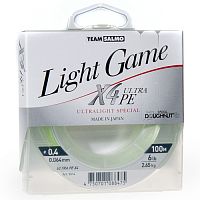 Леска плет. Team Salmo LIGHT GAME Fine Green X4 100/006