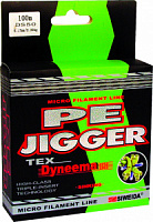 Леска плетеная SWD "PE Jigger" 0,32 100м (20,00кг, зеленая)