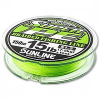 Шнур SUNLINE NEW SUPER PE 150M(L.GRN)#0.4/4LB