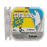 Монолеска SUNLINE Siglon ICE FISHING 50M CLEAR #0.6/0.128