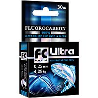 Леска AQUA FC Ultra Fluorocarbon 100% 0,25mm 30m