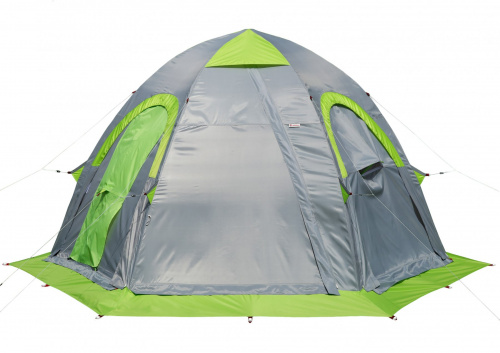 Палатка ЛОТОС 5У (утепленный внутренний тент, серо-салатовый цвет)