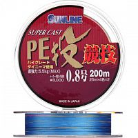 Шнур SUNLINE Super Cast PE Nage Kyogi 250м #0.4 7,3lb