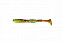 Приманка съедобная ALLVEGA "Skinny Tail" 8,75см 5г (5шт.) цвет green oil confetti