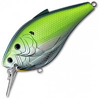 Воблер LiveTarget MAGNUM SHAD Juv. BB (squarebill) 75мм, 18г, плав., 1,2-1,5мм, metallic lime/grey T