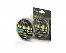Леска плетеная ALLVEGA "Feeder Braid" 150м 0,10мм (6.25кг) (тёмно-серая)