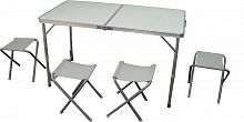 Набор Woodland Picnic Table Set, стол и стулья, 120 x 60 x 70 см (алюминий)