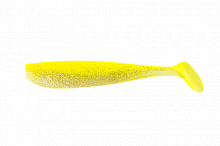Приманка съедобная ALLVEGA "Tail Shaker" 10см 6,5г (7шт.) цвет lemon back silver flake