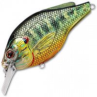 Воблер LiveTarget SUNFISH (flat-side squarebill) Pumpkin seed 60мм, 7г, плав., 0,9-1,2м, metallic/gl