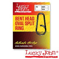 Кольца заводные Lucky John BENT HEAD OVAL 16.0мм/18кг 10шт.