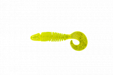 Приманка съедобная ALLVEGA "Bony Grub" 8см 5,2г (6шт.) цвет chartreuse