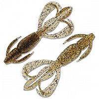 Приманка силиконовая Keitech Crazy Flapper 4.4" #461 Gold Flash Craw