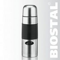 Термос Biostal NВ-750В 0,75л в чехле (узкое горло, кнопка)