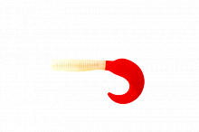 Приманка съедобная ALLVEGA "Flutter Tail Grub" 5,5см 1,8г (10шт.) цвет solid pearl RT