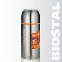 Термос Biostal "Спорт" NBP-500 0,5л (узкое горло, 2 пробки)