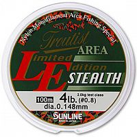 монолеска SUNLINE Troutist Area LE STEALTH 100м #0.3/1.5lb /0.090mm