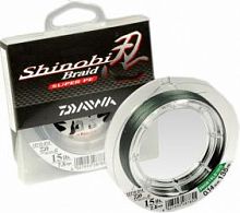 Леска плетеная DAIWA "Shinobi Braid - Y" 0,28мм 135м (флуор.-желтая)