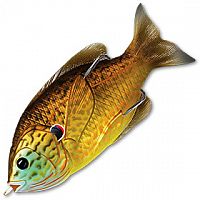 Приманка LiveTarget SUNFISH пустотел. 90мм, 18г, плав., поверхн., copper pumpkinseed SFH90T558