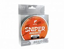 Леска плет. Salmo Sniper BRAID Army Green 120/013