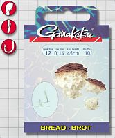 Крючок GAMAKATSU BKS-2210G Bread 45см №8 d поводка 018 (10шт.)