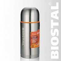 Термос Biostal "Спорт" NBP-750 0,75л (узкое горло, 2 пробки)