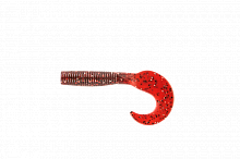 Приманка съедобная ALLVEGA "Flutter Tail Grub" 8см 3,6г (7шт.) цвет cranberry seed