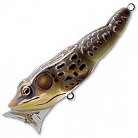 Поппер LiveTarget FROG (popper) 65мм, 7г, плав., поверхн., tan/brown FGP65T502