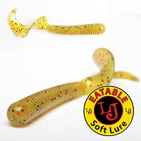 Твистеры съедобные искусственные LJ Pro Series CHUNK TAIL 07.50/S19 7шт.