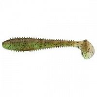 Приманка силиконовая Keitech Swing Impact FAT 4.3" #401 Green Pumpkin / Chartreuse
