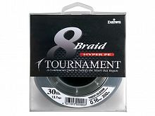Леска плетеная DAIWA "Tournament 8 Braid Premium" 0,12мм 135м(темнзел)