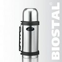 Термос Biostal NY-1000-2 1л (узкое горло,ручка)
