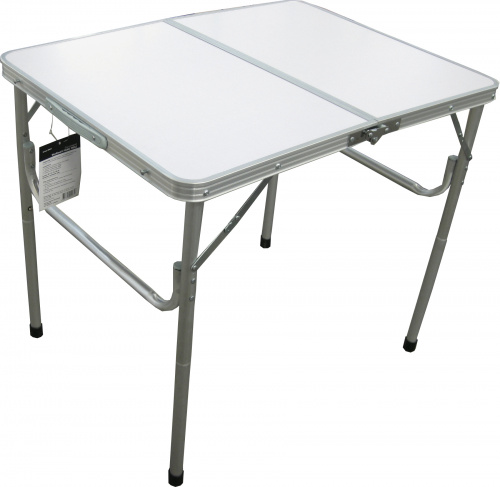 Стол Woodland Picnic Table Luxe, складной, 80 x 60 x 67 см (алюминий, с отв. под зонт)