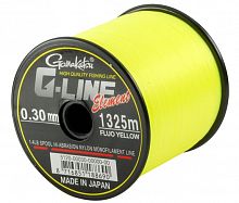 Леска GAMAKATSU "G-Line Element Fluo Yellow" 0,30мм 1325м (6,5кг) (флуо-желтая)