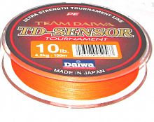 Леска плетеная DAIWA "TD SensorTournament-O 08lb" 0,12мм 150м (оранж.)