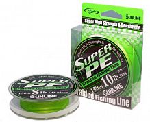 SUPER PE (шнур) 150M (L. GRN) #0.8/8LB