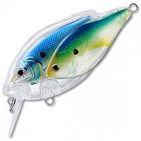 Воблер LiveTarget SHAD Juv. BB (squarebill) 60мм, 14г, плав., 0,9-1,2м, pearl/blue/chartreuse TSB60S